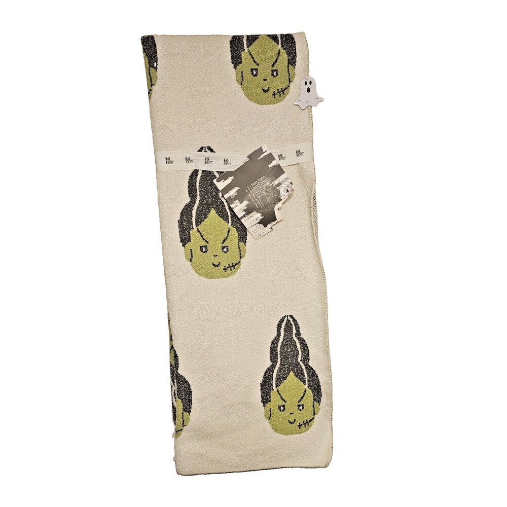 Noir Night Bride of Frankenstein 50" x 70" Decorative Throw NWT